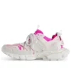 Track Sock -tennarit ”Valkoinen ja neonpinkki neulos ja nailon” 736328W3SKC9055