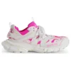 Track Sock -tennarit ”Valkoinen ja neonpinkki neulos ja nailon” 736328W3SKC9055