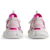 Track Sock -tennarit ”Valkoinen ja neonpinkki neulos ja nailon” 736328W3SKC9055