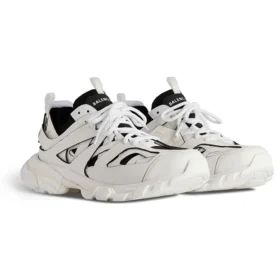 Track Sock -tennarit ”White and Black Knit and Nylon” 736330W3SKC9010