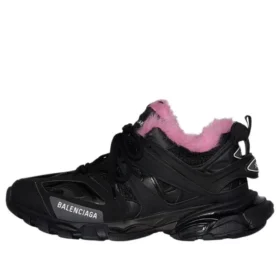 Track-tennarit ”Black Fake Fur Pink” 668555W3CQ61050