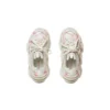 Triple S Logotype -tennari ”White and Pink Technical Material” 654251W2FAB9050