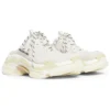 Triple S -pistokkaat-sandaalit ”White Double Foam and Mesh” 755686W3SM29097
