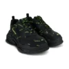 Triple S -tennari ”Allover Logo – Black Fluo Yellow” 536737W2FA11070