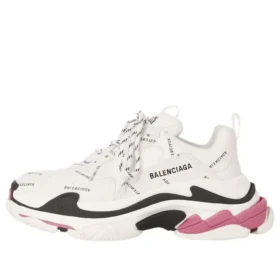 Triple S -tennari ”Allover Logo White Pink” 524039W2FA49155