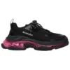 Triple S -tennari ”Clear Sole – musta, vaaleanpunainen, neon” 541624W2FR11053