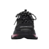 Triple S -tennari ”Clear Sole – musta, vaaleanpunainen, neon” 541624W2FR11053