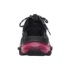 Triple S -tennari ”Clear Sole – musta, vaaleanpunainen, neon” 541624W2FR11053