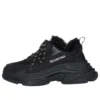 Triple S -tennari ”Faux Fur Black” 668563W3CQ51000