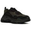 Triple S -tennarit ”Olive Green Black” 536737W2FW24010