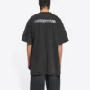 Turn Slit T-paidat ”Washed Black” 675016TLVB39034