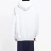 Unisex BB-painettu fleece, valkoinen 570811TEV199044