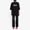 Unisex FW 21, ilmainen kirjainpainatus, musta 661715TKVD31070
