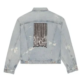 Unisex FW21 -logodenimtakki, sininen 664329TBP488961