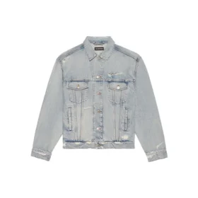 Unisex FW21 -logodenimtakki, sininen 664329TBP488961