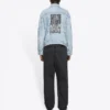 Unisex FW21 -logodenimtakki, sininen 664329TBP488961