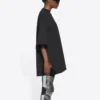 Unisex FW21 -painettu pyöreäkaulainen t-paita, musta 661715TKVE51070