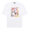 Unisex I Love Dogs -painatus, valkoinen 641614TJVH19000