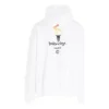 Unisex-logohuppari, oversize, valkoinen 620973TIV459040