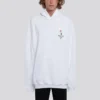 Unisex-logohuppari, oversize, valkoinen 620973TIV459040
