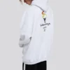 Unisex-logohuppari, oversize, valkoinen 620973TIV459040