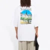 Unisex SS21 Oversized-puuvillapaita, valkoinen 641614TJVH69000