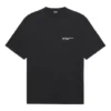 Unisex SS21 -yrityspainatus, pyöreäkaulainen lyhythihainen paita, musta 612966TKV861070