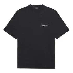 Unisex SS21 -yrityspainatus, pyöreäkaulainen lyhythihainen paita, musta 612966TKV861070 Unisex SS21 -yrityspainatus, pyöreäkaulainen lyhythihainen paita, musta 612966TKV861070