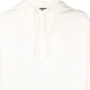 Urheilullinen ylikokoinen kiristysnauhallinen huppari ”White” 600583TLVA19080