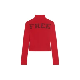 Uurrettu painettu FREE-kauluspaita ”Red” 662722T32106167 Uurrettu painettu FREE-kauluspaita ”Red” 662722T32106167