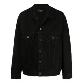 Vaatteiden vuokraus Denim-takki, suorakaiteen muotoinen ”Black” 675206TEW051105 Vaatteiden vuokraus Denim-takki, suorakaiteen muotoinen ”Black” 675206TEW051105