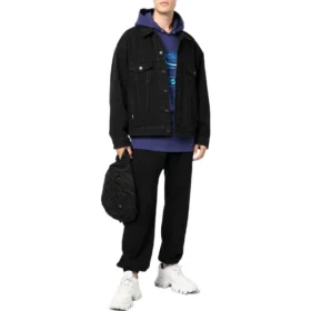 Vaatteiden vuokraus Denim-takki, suorakaiteen muotoinen ”Black” 675206TEW051105 Vaatteiden vuokraus Denim-takki, suorakaiteen muotoinen ”Black” 675206TEW051105