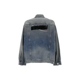 Valkaistu napitettava Denim-takit ”Blue” 724651THW254245 Valkaistu napitettava Denim-takit ”Blue” 724651THW254245