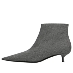 Villaiset ruudulliset teräväkärkiset saappaat ”Grey” 579218W1SR01214