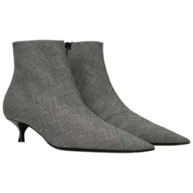 Villaiset ruudulliset teräväkärkiset saappaat ”Grey” 579218W1SR01214