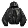 Vuorattu vetoketjullinen huppari, Large-malli ”Black” 790311TQS141000