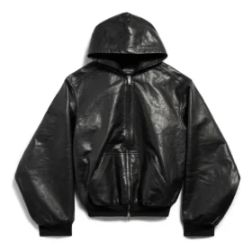 Vuorattu vetoketjullinen huppari, Large-malli ”Black” 790311TQS141000