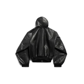 Vuorattu vetoketjullinen huppari, Large-malli ”Black” 790311TQS141000
