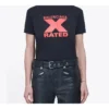 X-Rated Small Slim Fit lyhythihainen musta 612964TIVA71076