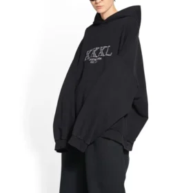 XXXL-kokoinen oversized-huppari ”Black White” 713677TNVD91070 XXXL-kokoinen oversized-huppari ”Black White” 713677TNVD91070