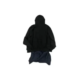 XXXL-kokoinen paikattu T-paita-huppari, oversized-malli ”Musta” 720406TNVD91070 XXXL-kokoinen paikattu T-paita-huppari, oversized-malli ”Musta” 720406TNVD91070
