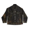 Ylisuuri Denim-takki ”Musta” 748022TBP471363