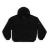 Ylisuuri vetoketjullinen huppari ”Black” 768694TKQ261000
