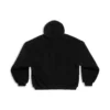 Ylisuuri vetoketjullinen huppari ”Black” 768694TKQ261000