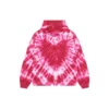 Ystävänpäivän tie-dye-huppari, leveä istuvuus ”Red” 675003TLVI86802