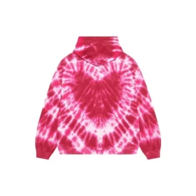 Ystävänpäivän tie-dye-huppari, leveä istuvuus ”Red” 675003TLVI86802 Ystävänpäivän tie-dye-huppari, leveä istuvuus ”Red” 675003TLVI86802